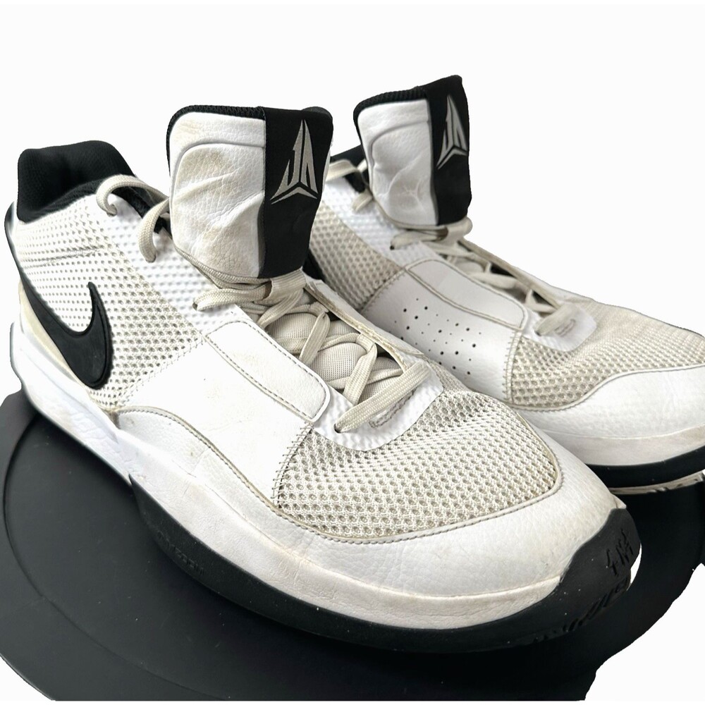 Nike Ja Morant 1 TB Basketball Shoes Mens 16 White Black FV1303-100 Athletic